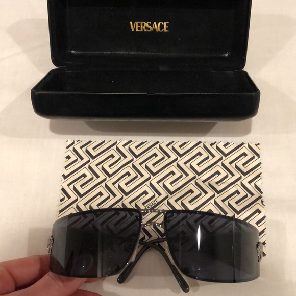 Versace metallic sunglasses main image 4